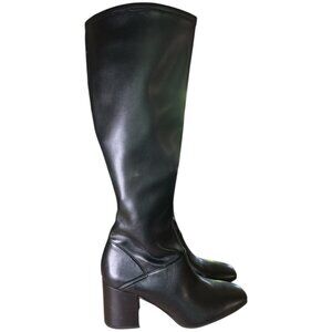FRANCO SARTO L-TRIBUTE KNEE HIGH SQUARE TOE BOOTS - Black - Size 11 M